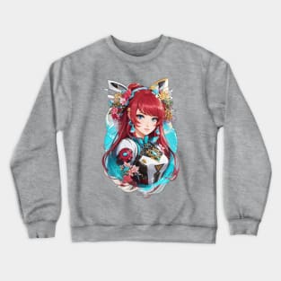 Cetus Legends Unveiled: Captivating AI Anime Character Artistry Crewneck Sweatshirt